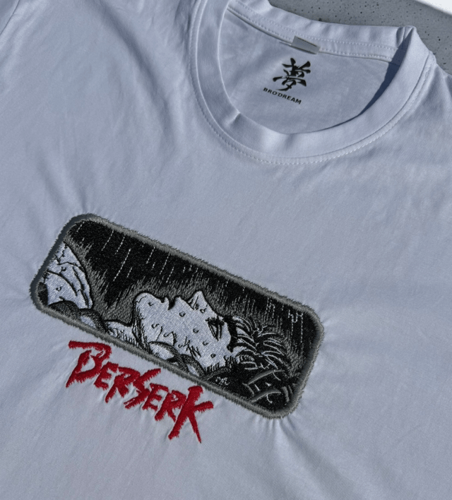 T shirt Guts Berserk Blanc 
