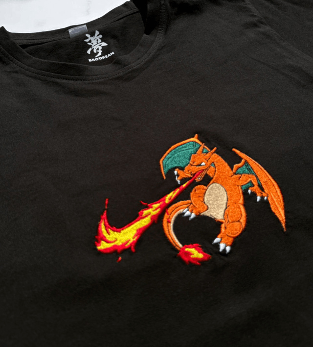 T shirt Dracaufeu Noir 