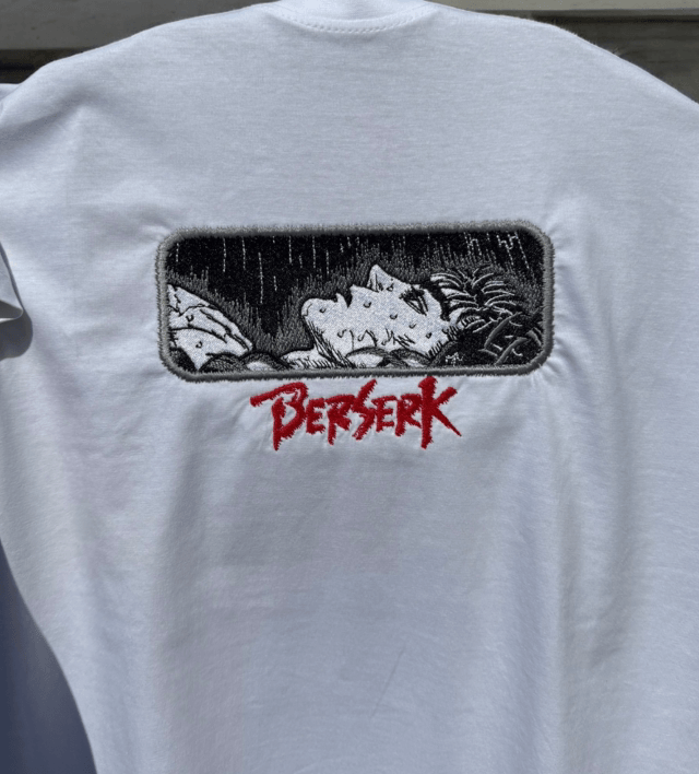 T shirt Guts Berserk Blanc 